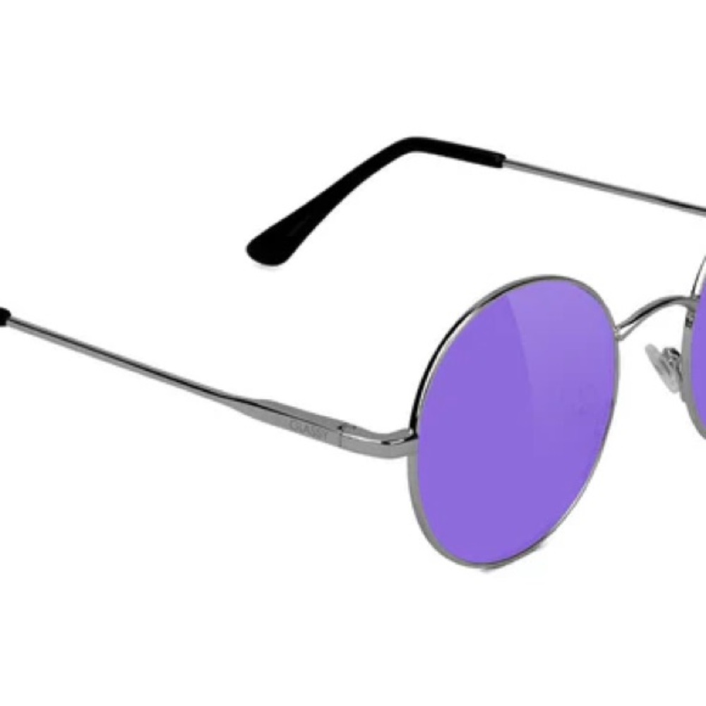 SOLD❌ NWT• Retro Unisex, Purple Oval Sunglasses🌟 - Picture 5 of 7
